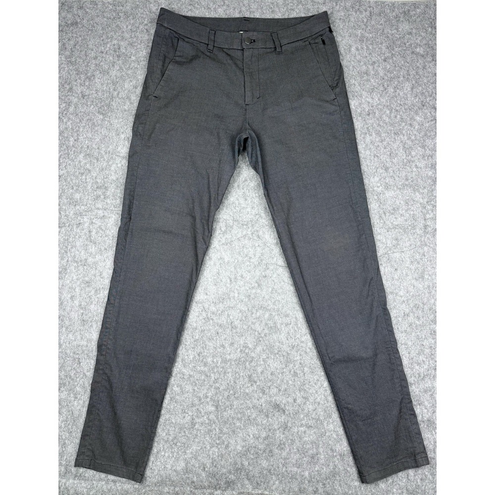 Lululemon Pants Mens 33x33 Gray ABC Slim Fit Utilitech Golf Preppy Logo
